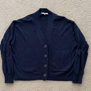 Tibi Navy Women's Cardigan